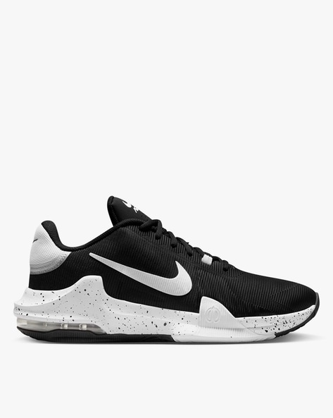 Buy NIKE Air Max Impact 4 Basketball Shoes Black Color Men AJIO LUXE