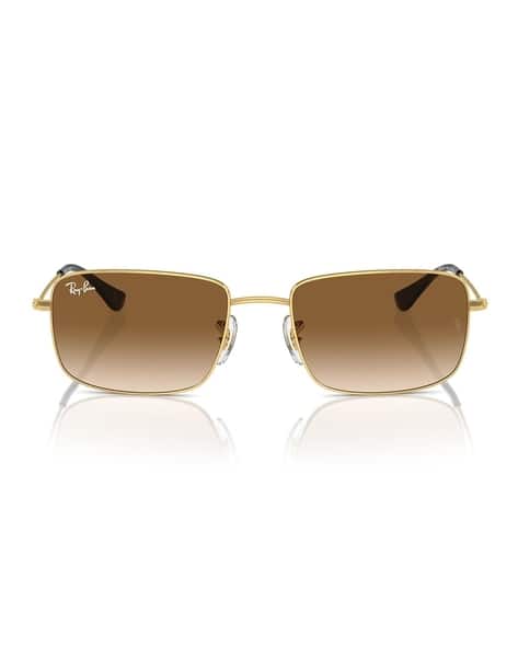 Unisex Gradient Brown Lens Rectangle Sunglasses 0RB3739I001/5154