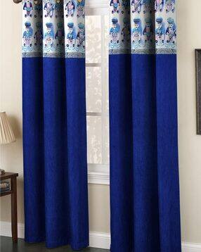 homefab india Set of 2 Floral Print Window Curtains-picture-35