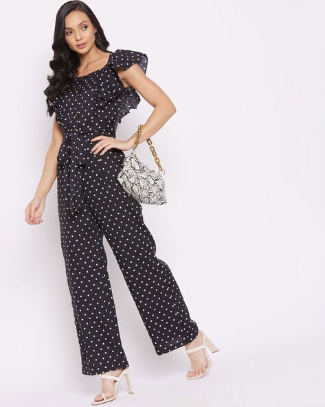 Uptownie Lite Polka-doted Regular Fit Jumpsuit