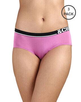 &circus Pack of 3 - Micromodal Mid-Rise Soft Hipster Briefs-picture-32