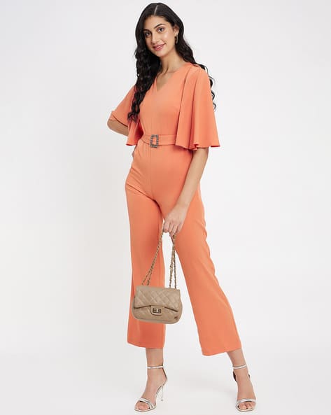 MADAME Women V-Neck Jumpsuit