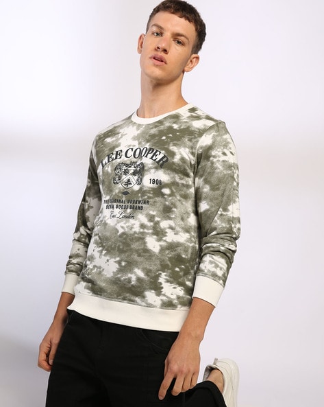 Men Printed Regular Fit Sweatshirt