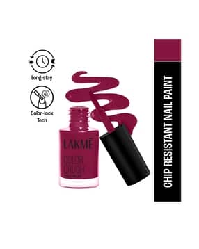 lakme True Wear Color Crush Nail Polish Long Lasting & Vibrant Nail Paint - 417-picture-37