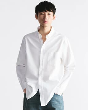 mischief monkey Men Tailored Fit Shirt with Button-Down Collar-picture-18