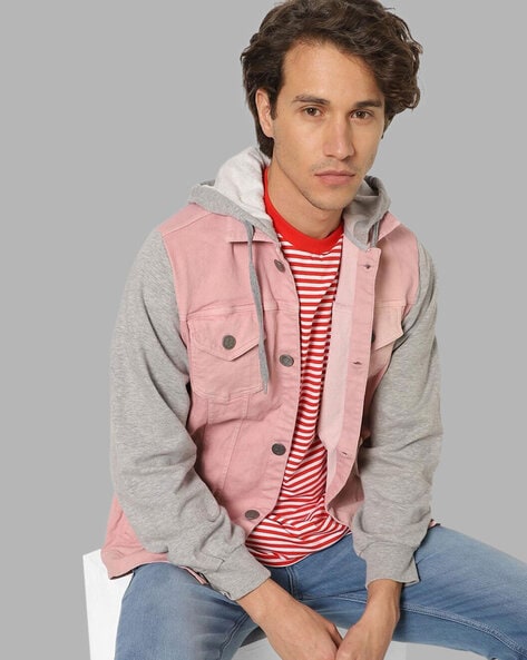 Buy Pink Jackets Coats for Men by Campus Sutra Online Ajio