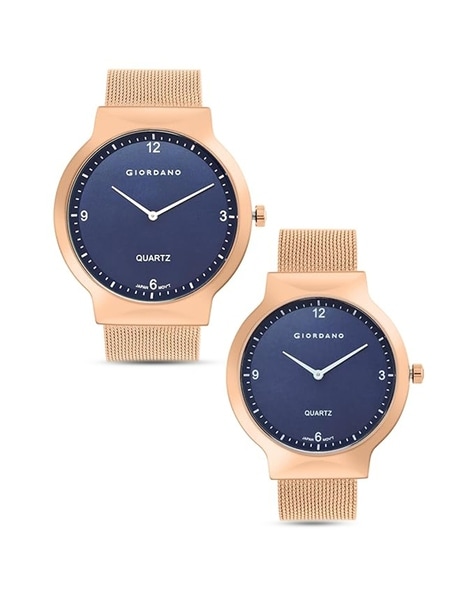 His & Her Couple Analogue Watch-GZ-987-SET