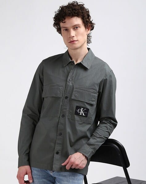 Buy Grey Shirts for Men by Calvin Klein Jeans Online