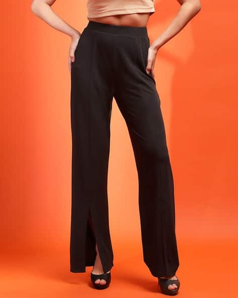 KOTTY Women Boot Fit Pants with Elasticated Waist