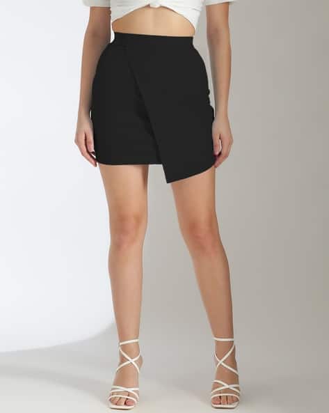 KOTTY Women Wrap Skirt with Elasticated Waist