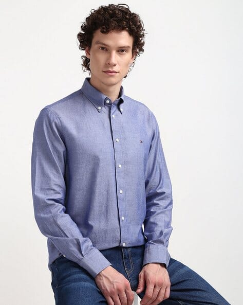 Buy Blue Shirts for Men by TOMMY HILFIGER Online