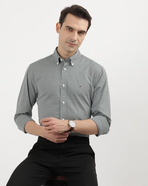 Men Checked Regular Fit Shirt