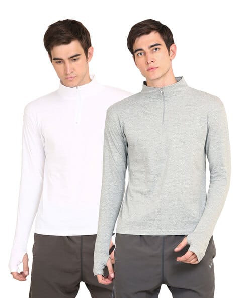 Buy White & Grey Tshirts for Men by Ap'pulse Online | Ajio.com