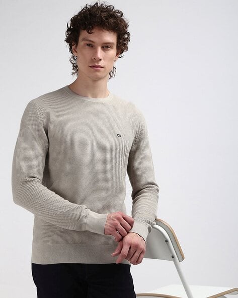 Waffle Structure Sweater