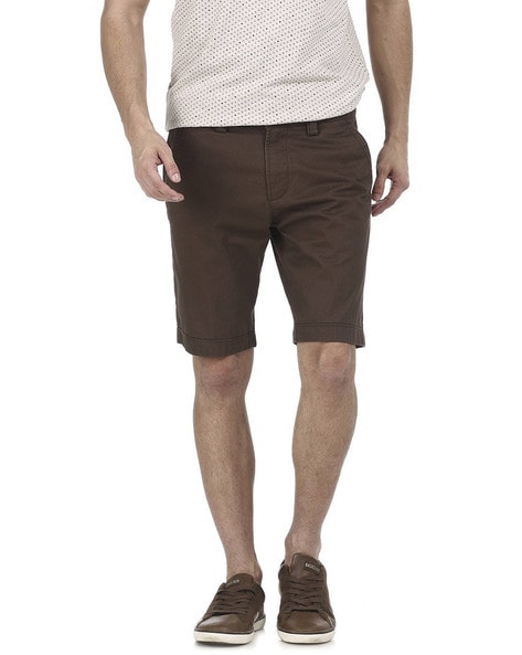 Basics Solid Regular Fit Shorts