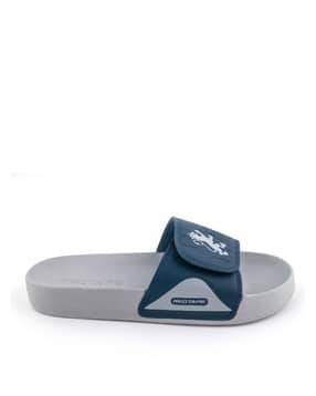 red tape Men Slip-On Slides with Velcro Fastening-picture-11