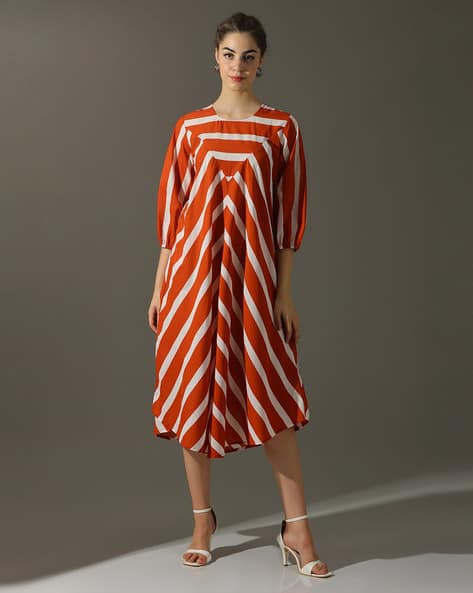 Buy Rust Dresses & Gowns for Women by Dora Dori Online | Ajio.com