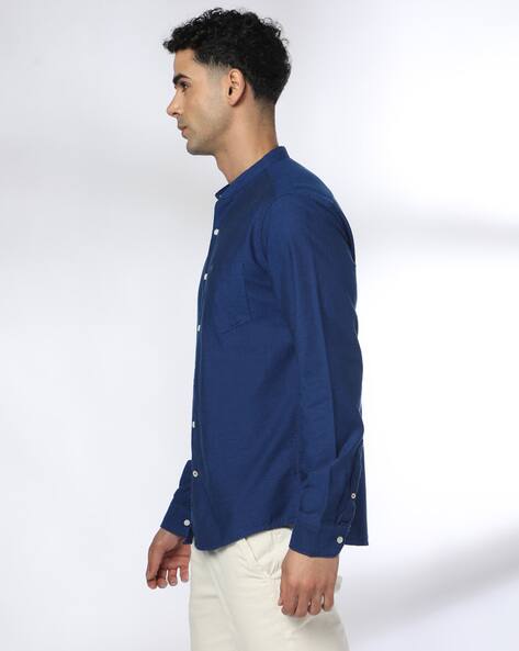 Buy Navy Blue Shirts for Men by NETPLAY Online | Ajio.com