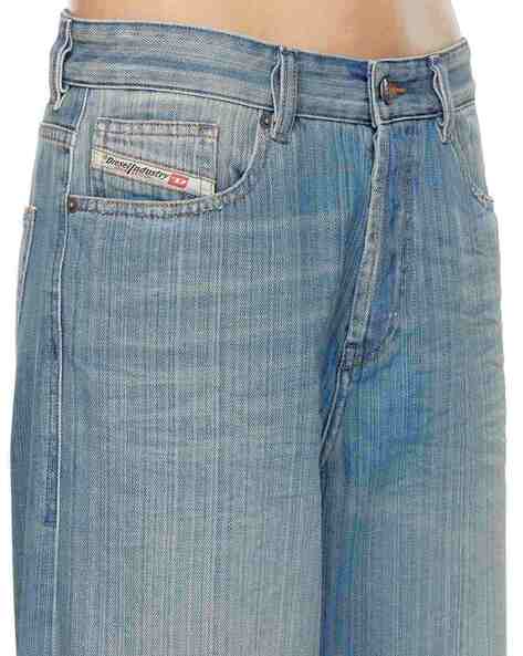 Buy DIESEL 1996 D-SIRE Straight Fit Cotton Jeans | Blue Color 