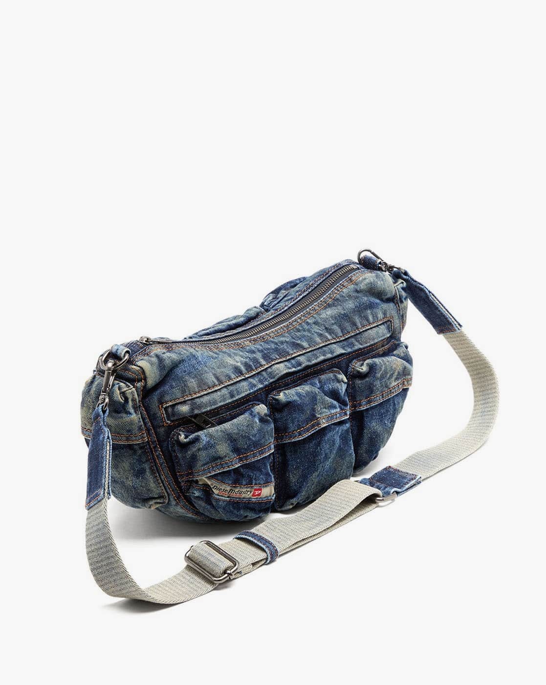 Buy DIESEL Re-Edition Travel 3000 Shoulder Bag | Blue Color Men 