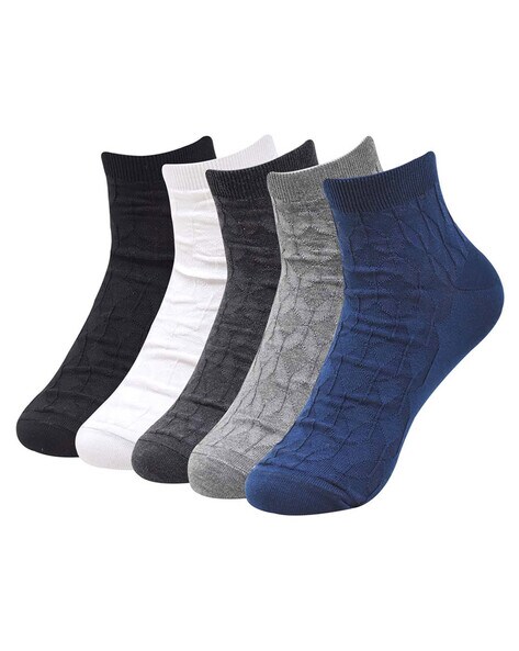 Balenzia Pack of 5 Ankle-Length Socks