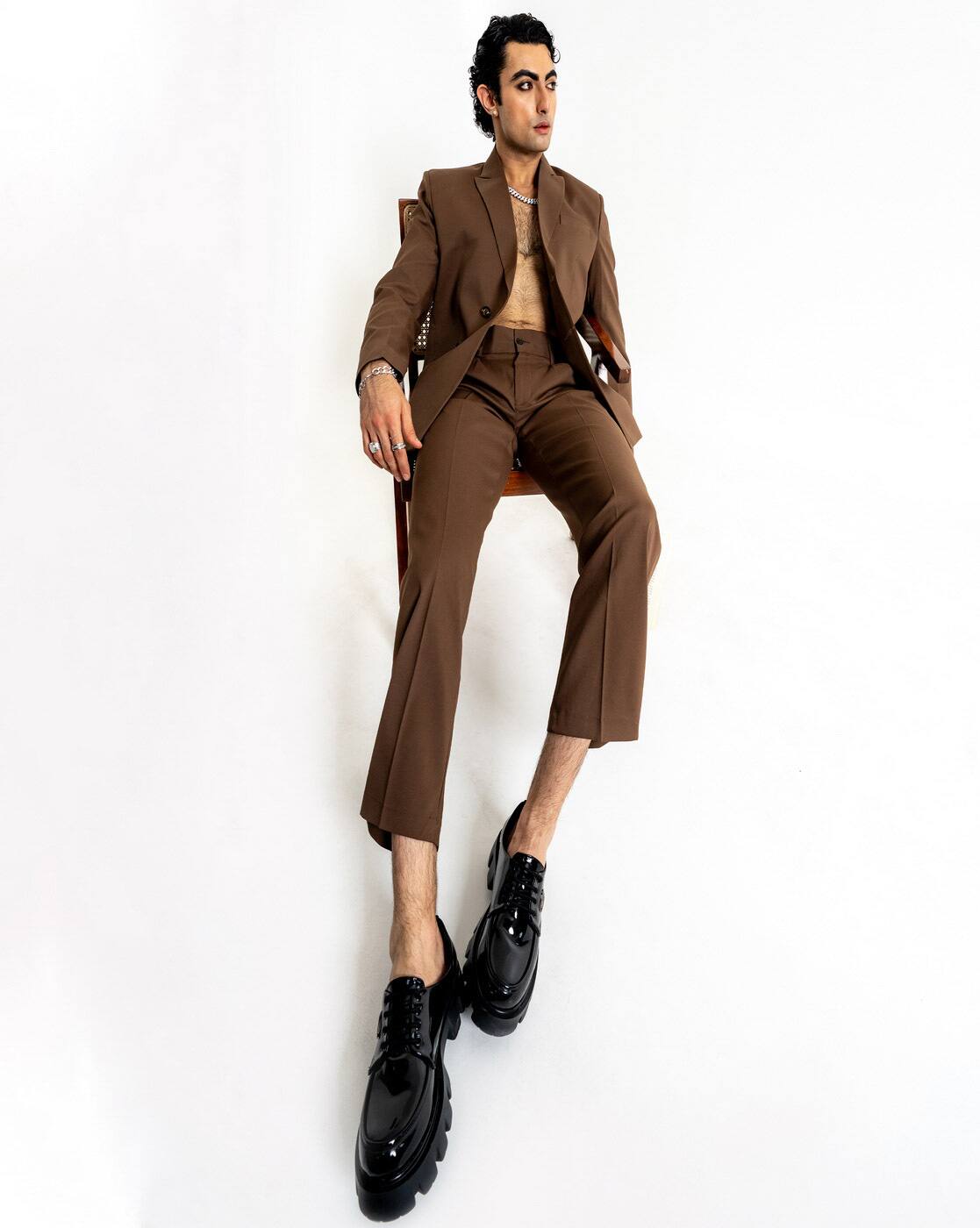 Buy Brown Suit Sets for Men by Tistabene Online | Ajio.com