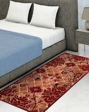 athom living Premium Anti-Slip Floral Printed Runner Carpet-picture-15