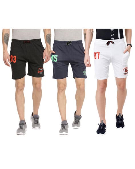 Ardeur Pack of 3 Printed City Shorts