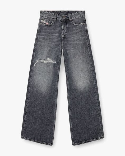 Buy DIESEL 1996 D-SIRE Straight Fit Jeans | Grey Color Women 