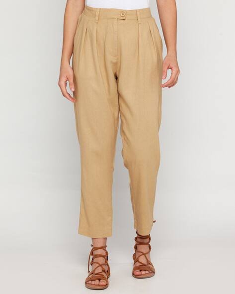 Zink London High-Rise Straight Fit Trousers