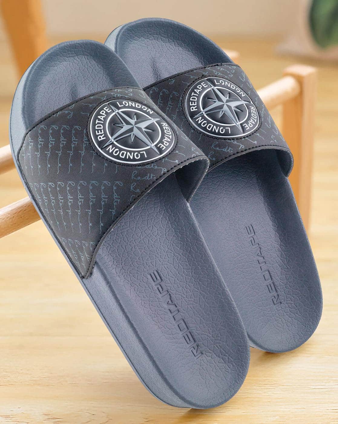 Buy RED TAPE Men Open-Toe Slip-On Flip-Flops Online | Ajio.com