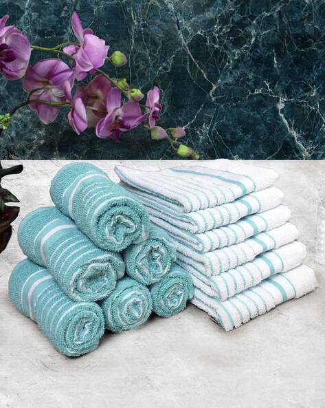 Buy Blue Towels Bath Robes for Home Kitchen by ATHOM LIVING