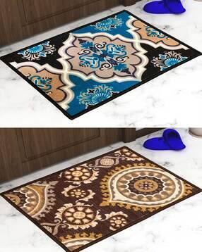 athom living Pack of 2 Printed Door Mats-picture-16