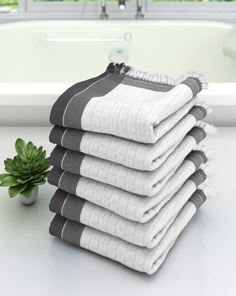 Pack of 6 Cotton Towels