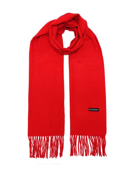 Buy LEONARDI Muffler with Fringe Hems Online | Ajio.com