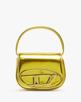 M*i様 DIESEL ショルダーバッグ　XS [ゴールド] Buy DIESEL 1DR XS-S - Iconic Metallic Leather Mini Crossbody Bag