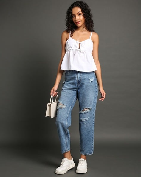 Buy Blue Jeans \u0026 Jeggings for Women by LEE COOPER Online | Ajio.com