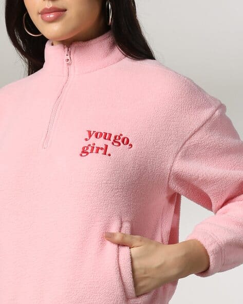 Buy Pink Sweatshirt & Hoodies for Women by RIO Online | Ajio.com