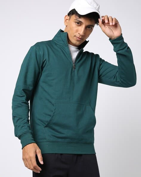 Buy Green Sweatshirt Hoodies for Men by YOUSTA Online