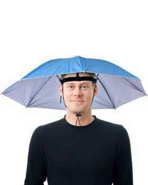 Head Umbrella with Tie-Up