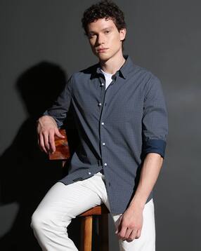 superdry Printed Poplin Organic Cotton Shirt-picture-23