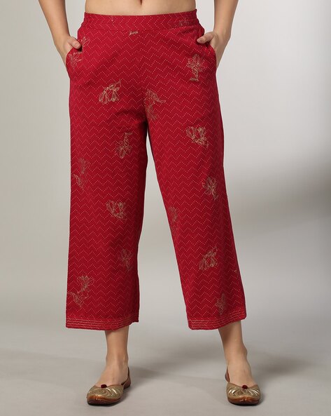 Women Floral Print Palazzos Price in India