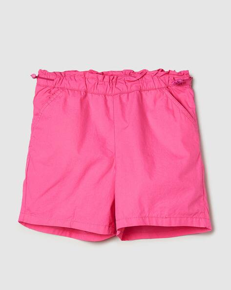 Girls Regular Fit Shorts with Insert Pockets
