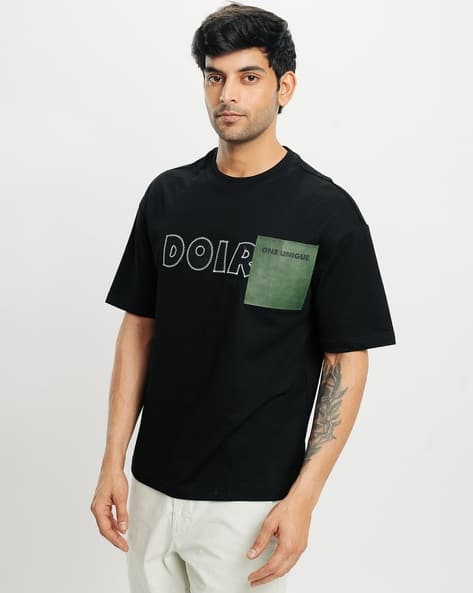 Buy Freakins Men Dior Embroidered Regular  Online | Ajio.com
