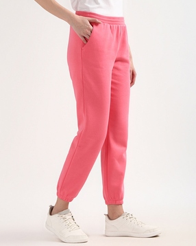 tommy hilfiger Women Heritage Logo Fleece Cropped Joggers-picture-15