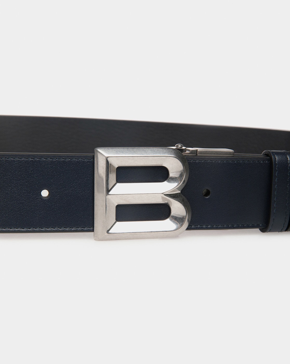 Bally B authentic Iconic Reversible Belt White Red Gold