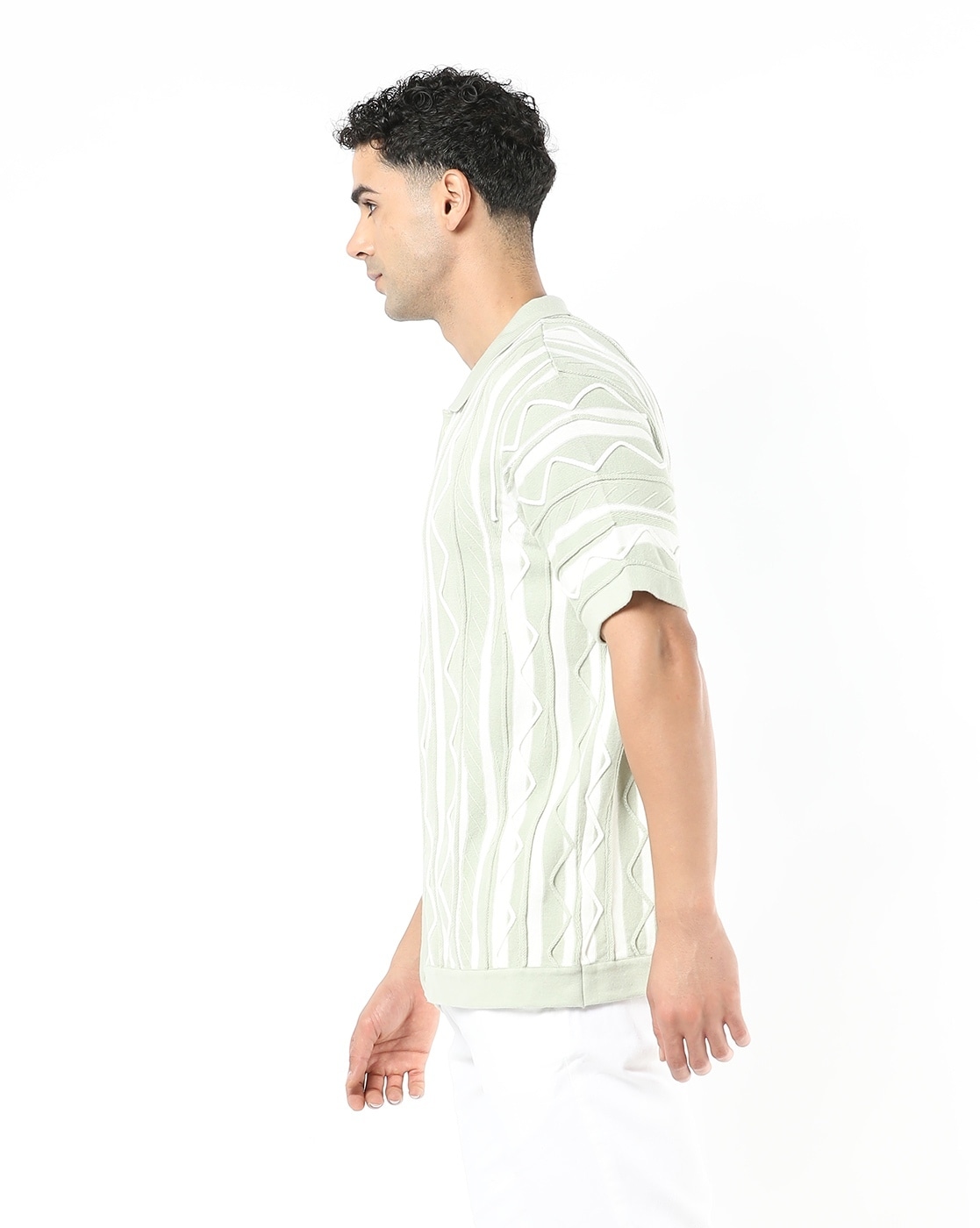 Buy Mint Green Shirts for Men by Altheory by AZORTE Online | Ajio.com