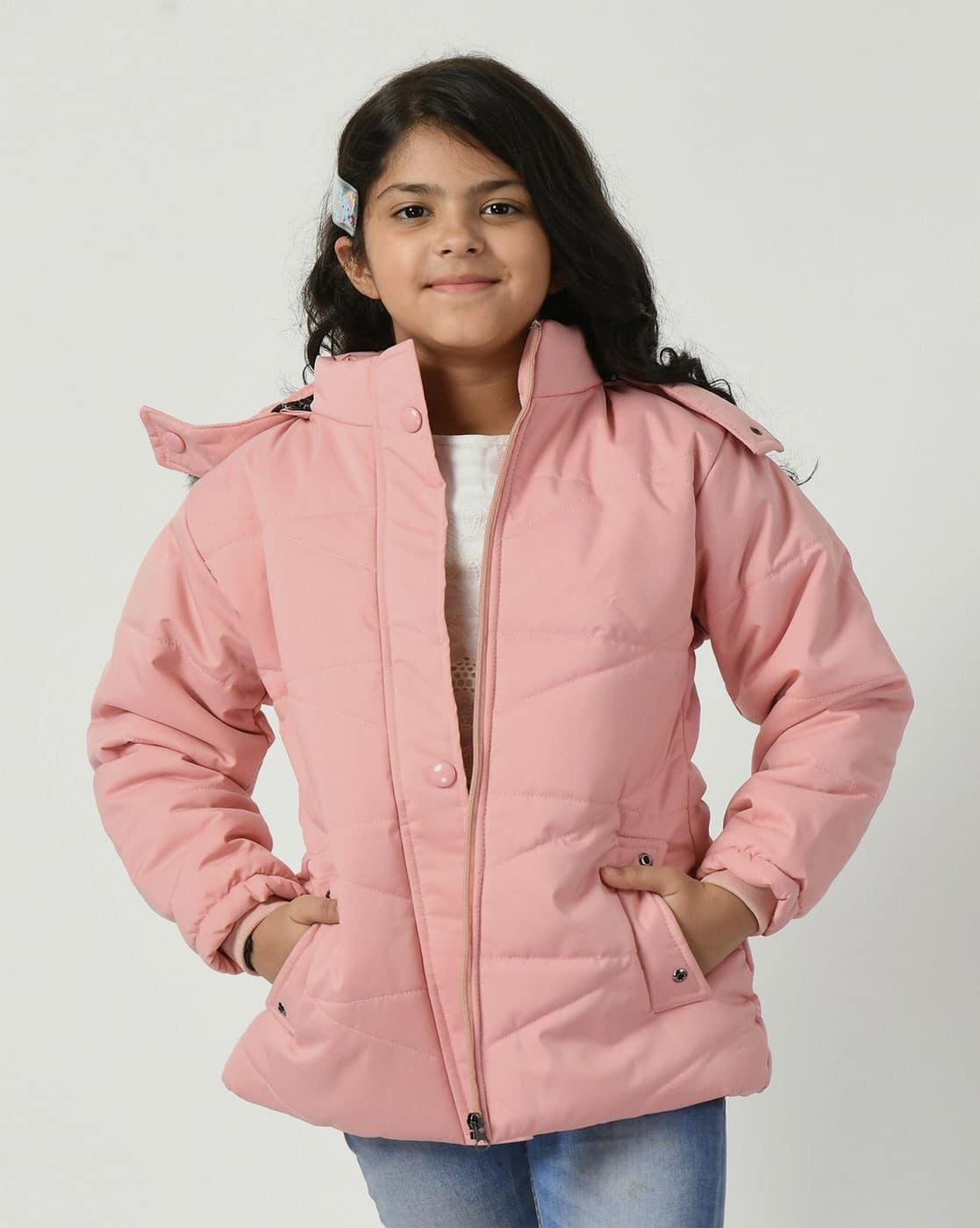 muguet ミュゲ side slit spring jacket pink muguet side slit spring