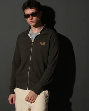 superdry Vintage Logo Embroidered Zip Track Sweatshirt-picture-26
