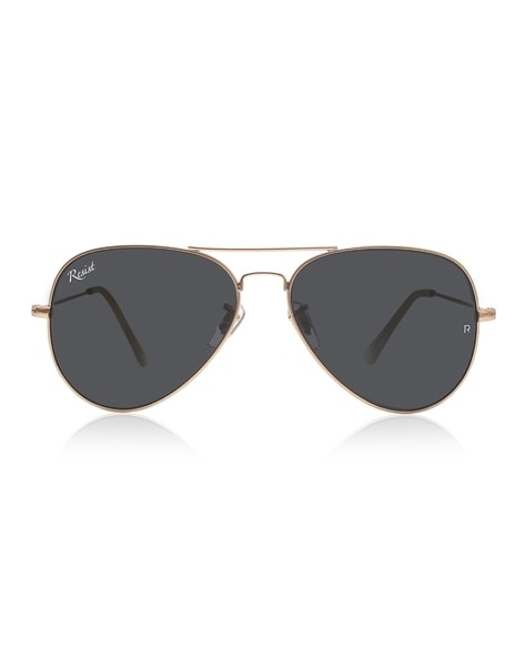 Black and gold aviator sunglasses online